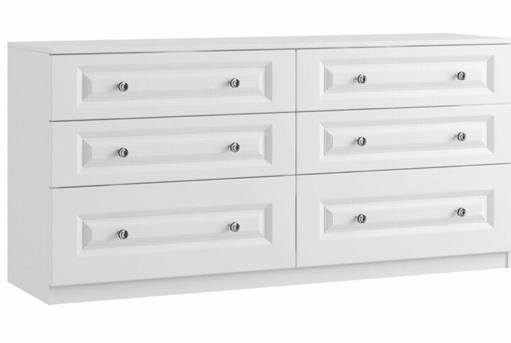 Lazio 6 Drawer Twin Chest (Inc. two deep drawers)