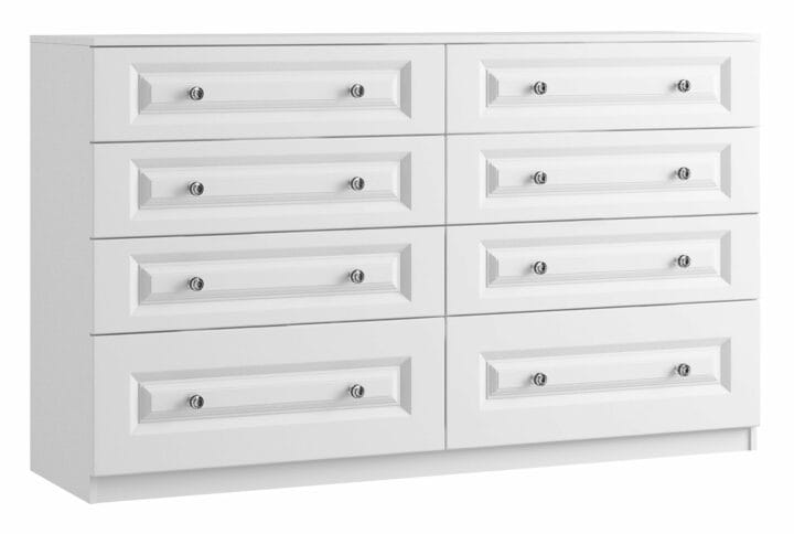 Lazio 8 Drawer Twin Chest (Inc. two deep drawers)