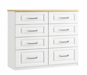 Sorrento 8 Drawer Twin Chest (Inc. two deep drawers)