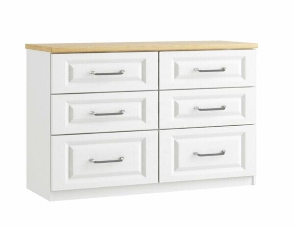 Sorrento 6 Drawer Twin Chest (Inc. two deep drawers)