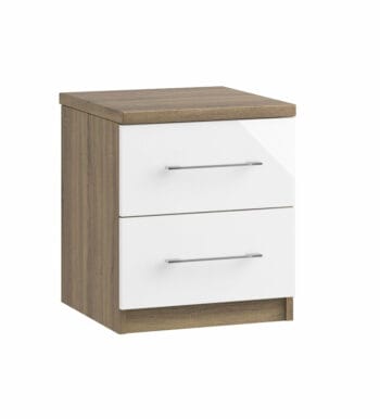Catania 2 Drawer Bedside