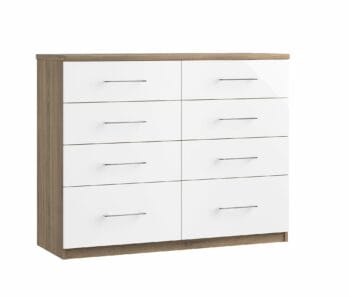 Catania 8 Drawer Twin Chest (Inc. two deep drawers)