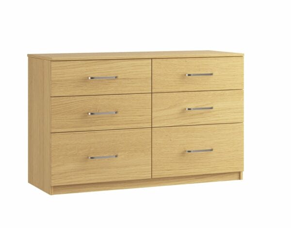 Ravenna 6 Drawer Twin Chest (Inc. two deep drawers)